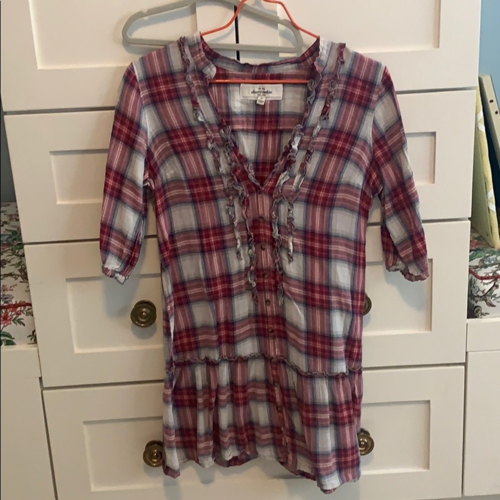 Like new flannel Abercrombie dress
